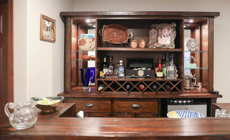 Basement bar